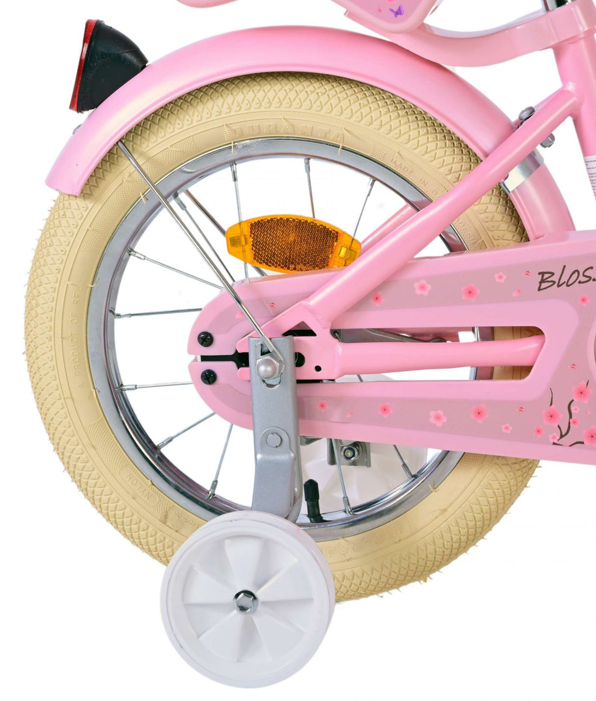 Volare Blossom Kinderfahrrad für Mädchen - 14 Zoll in Rosa für Kinder von 3,5 bis 5 Jahren