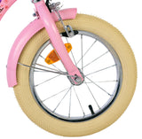 Volare Blossom Kinderfahrrad für Mädchen - 14 Zoll in Rosa für Kinder von 3,5 bis 5 Jahren