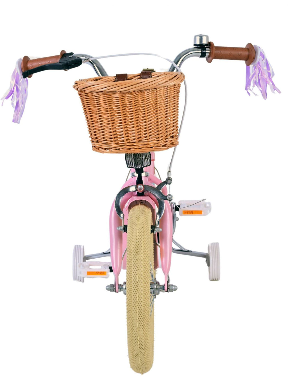 Volare Blossom Kinderfahrrad für Mädchen - 14 Zoll in Rosa für Kinder von 3,5 bis 5 Jahren