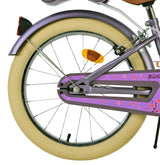Volare Blossom Kinderfahrrad - Mädchen - 18 Zoll - Lila - Zweihandbremsen