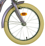 Volare Blossom Kinderfahrrad - Mädchen - 18 Zoll - Lila - Zweihandbremsen