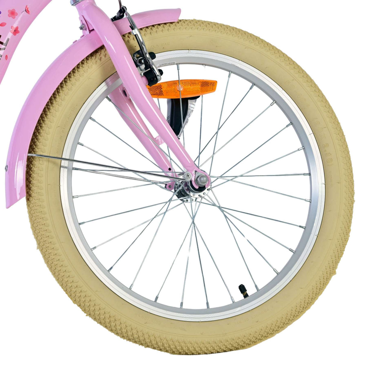 Volare Blossom Kinderfahrrad für Mädchen - 20 Zoll in Pink für Abenteuer