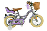 Volare Blossom Kinderfahrrad für Mädchen - 12 Zoll - Lila mit zwei Handbremsen