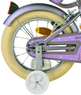 Volare Blossom Kinderfahrrad für Mädchen - 14 Zoll in Lila mit Zweihandbremsen
