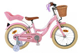 Volare Blossom Kinderfahrrad für Mädchen - 16 Zoll in Rosa mit Zweihandbremsen