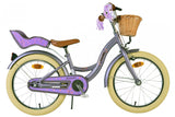 Volare Blossom Kinderfahrrad für Mädchen - 18 Zoll in Lila für Kinder von 4 bis 7 Jahren