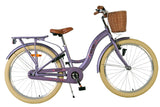 Volare Blossom Kinderfahrrad für Mädchen - 24 Zoll in Lila mit Sicherheitsmerkmalen