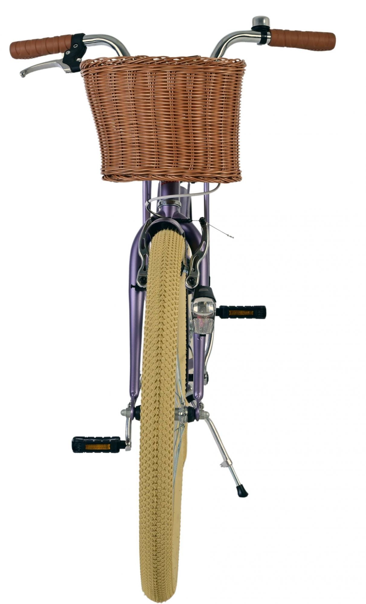 Volare Blossom Kinderfahrrad für Mädchen - 24 Zoll in Lila mit Sicherheitsmerkmalen