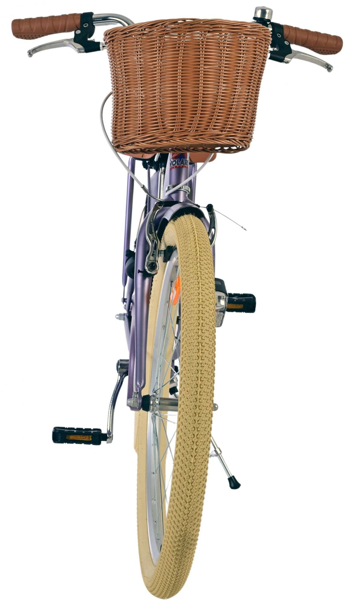 Volare Blossom Kinderfahrrad für Mädchen - 24 Zoll in Lila mit Handbremsen