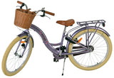 Volare Blossom Kinderfahrrad für Mädchen - 24 Zoll in Lila mit Handbremsen