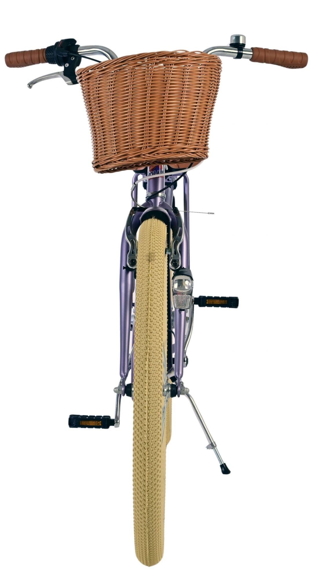 Volare Blossom Kinderfahrrad für Mädchen - 26 Zoll in Lila mit 3 Gängen