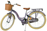 Volare Blossom Kinderfahrrad für Mädchen - 26 Zoll in Lila mit 3 Gängen
