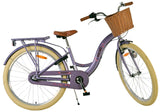 Volare Blossom Kinderfahrrad für Mädchen - 26 Zoll in Lila mit 3 Gängen