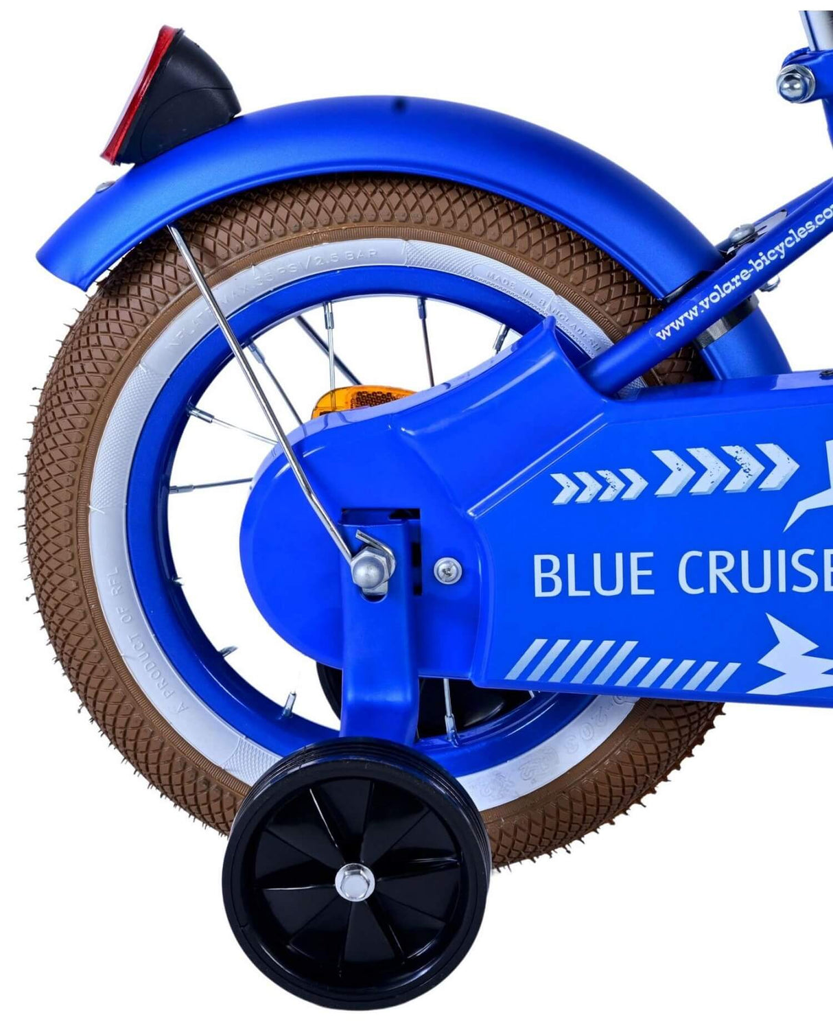 Volare Blue Cruiser Kinderfahrrad - Jungen - 12 Zoll - Blau - 95% zusammengebaut