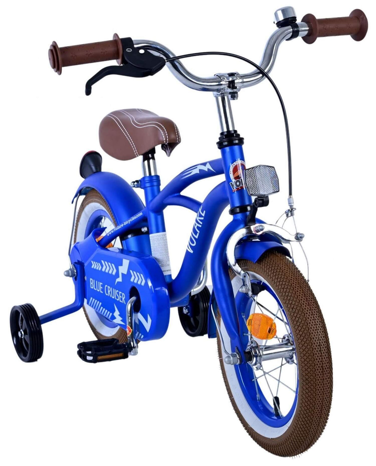Volare Blue Cruiser Kinderfahrrad - Jungen - 12 Zoll - Blau - 95% zusammengebaut