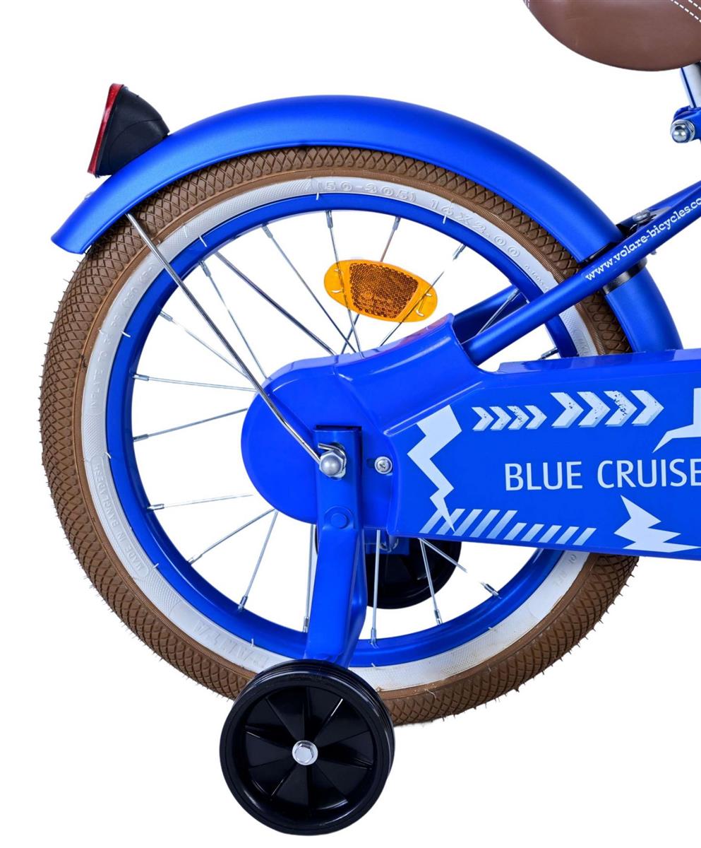 Volare Blue Cruiser Kinderfahrrad für Jungen - 16 Zoll in Blau für Kinder von 4 bis 6 Jahren