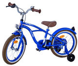 Volare Blue Cruiser Kinderfahrrad für Jungen - 16 Zoll in Blau für Kinder von 4 bis 6 Jahren