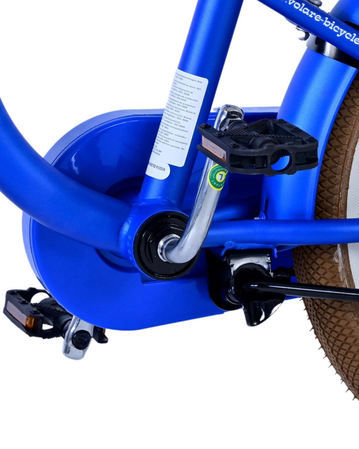 Volare Blue Cruiser Kinderfahrrad für Jungen - 16 Zoll in Blau für Kinder von 4 bis 6 Jahren