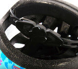 Volare Kinderfahrradhelm - XS - Grün Rosa Blumen - 47-51 cm - extra kleines Modell