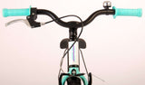 Volare Glamour Kinderfahrrad - Mädchen - 18 Zoll - Weiß/Mintgrün - Prime Collection