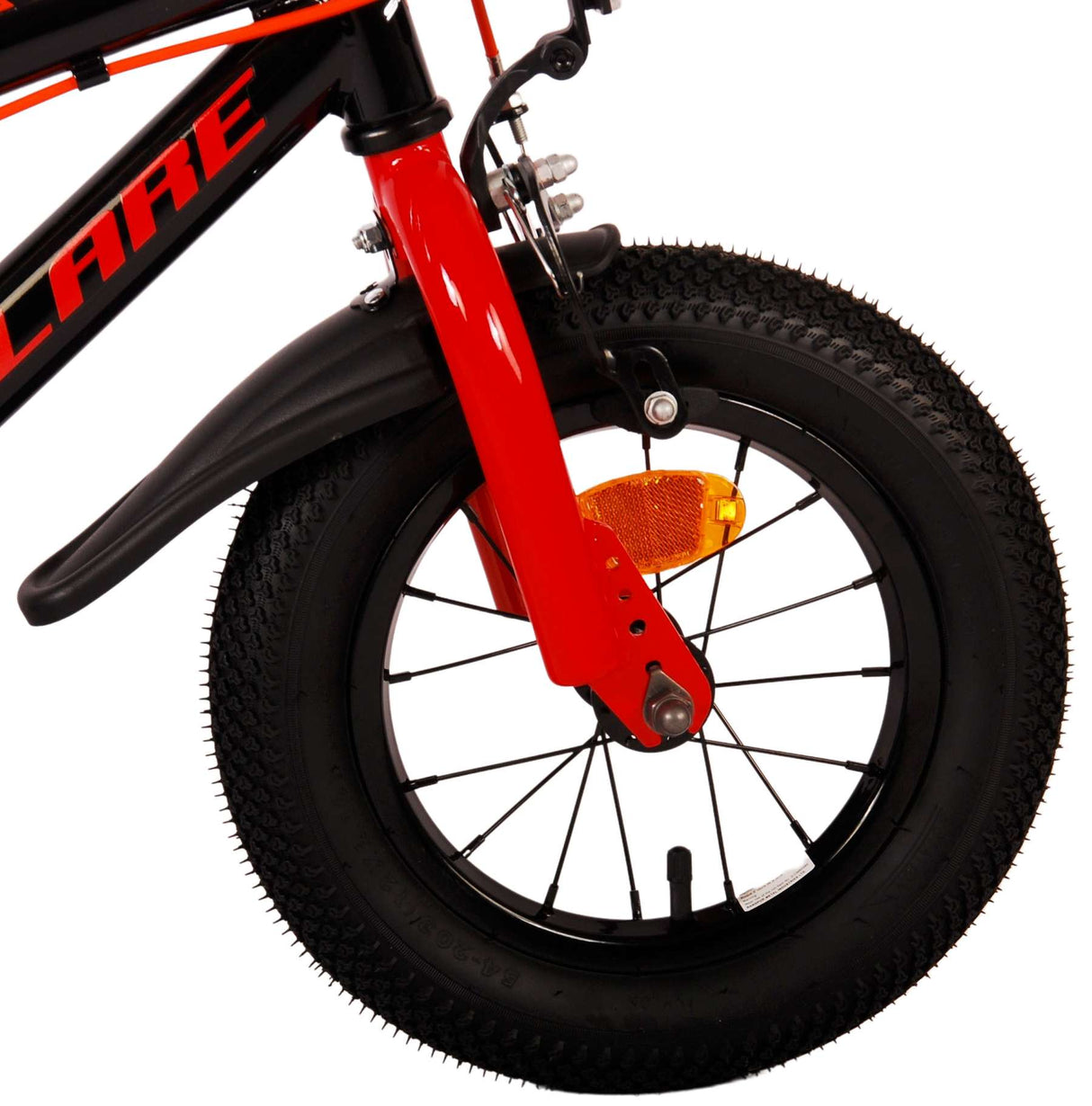 Volare Super GT Kinderfahrrad - Jungen - 12 Zoll - Rot - Zwei Handbremsen