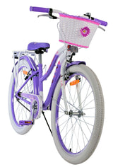 Volare Lovely Kinderfahrrad für Mädchen - 24 Zoll in Lila mit zwei Handbremsen