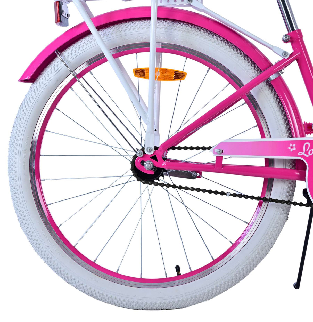 Volare Lovely Kinderfahrrad für Mädchen - 24 Zoll in Rosa