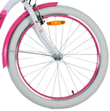 Volare Lovely Kinderfahrrad für Mädchen - 24 Zoll in Rosa mit 7 Gängen