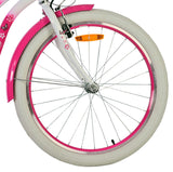 Volare Lovely Kinderfahrrad für Mädchen - 24 Zoll in Pink mit zwei Handbremsen