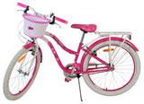 Volare Lovely Kinderfahrrad für Mädchen - 24 Zoll in Pink mit zwei Handbremsen