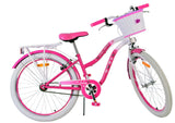 Volare Lovely Kinderfahrrad für Mädchen - 24 Zoll in Pink mit zwei Handbremsen