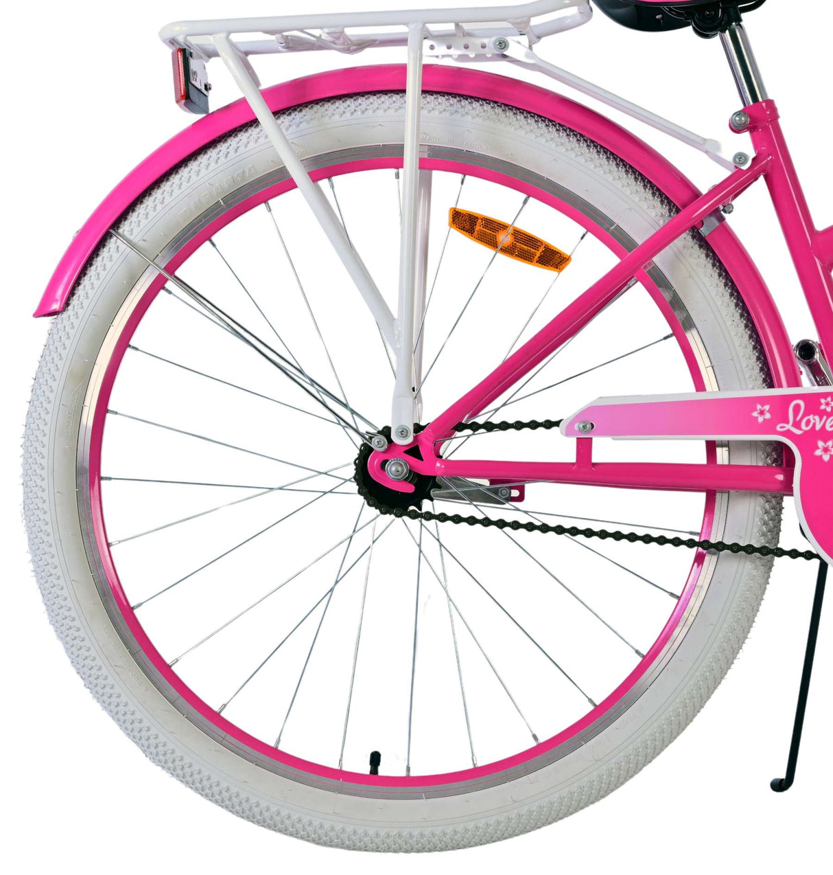 Volare Lovely Kinderfahrrad für Mädchen - 26 Zoll in Pink für Spaß und Sicherheit