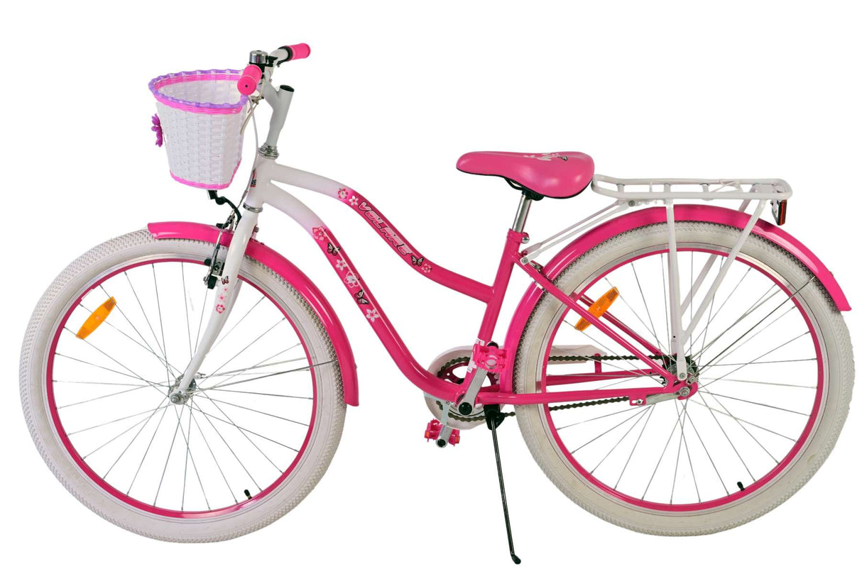 Volare Lovely Kinderfahrrad für Mädchen - 26 Zoll in Pink für Spaß und Sicherheit