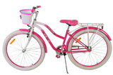 Volare Lovely Kinderfahrrad für Mädchen - 26 Zoll in Pink für Spaß und Sicherheit