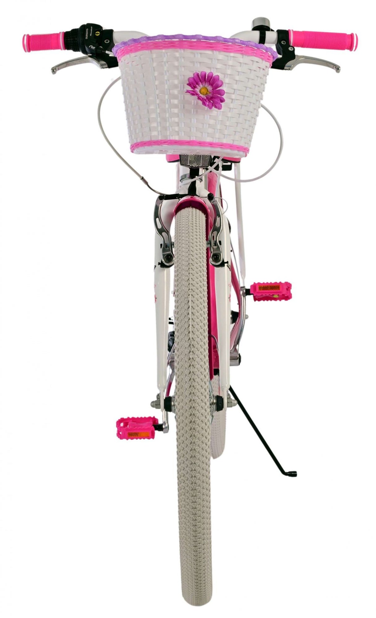 Volare Lovely Kinderfahrrad für Mädchen - 26 Zoll in Rosa mit 7 Gängen