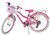 Volare Lovely Kinderfahrrad für Mädchen - 26 Zoll in Rosa mit 7 Gängen