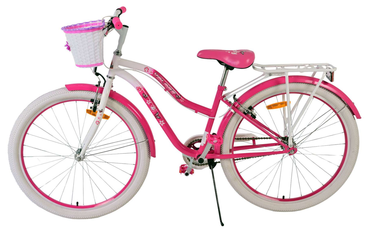 Volare Lovely Kinderfahrrad für Mädchen - 26 Zoll in Rosa mit Handbremsen