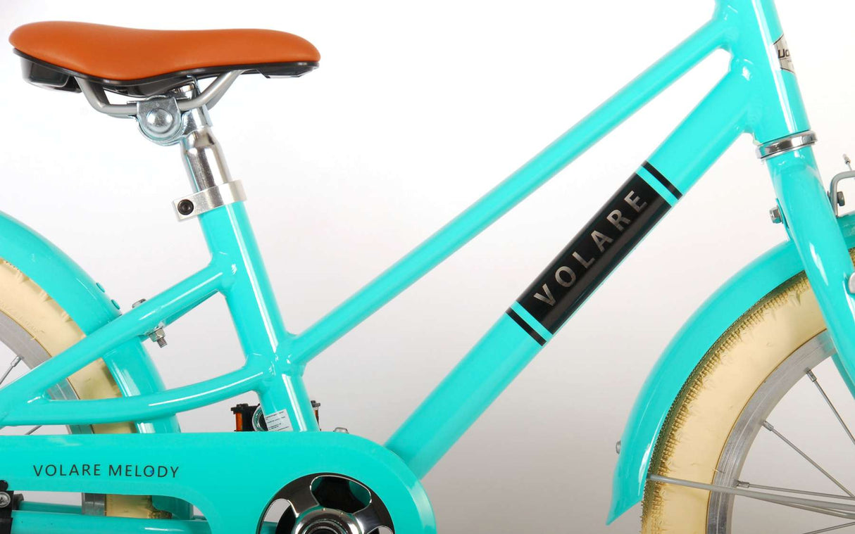 Volare Melody Kinderfahrrad - Mädchen - 16 Zoll - türkis - Prime Collection