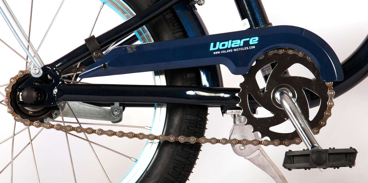 Volare Miracle Cruiser Kinderfahrrad - Jungen - 16 Zoll - Matte Blau - Prime Collection