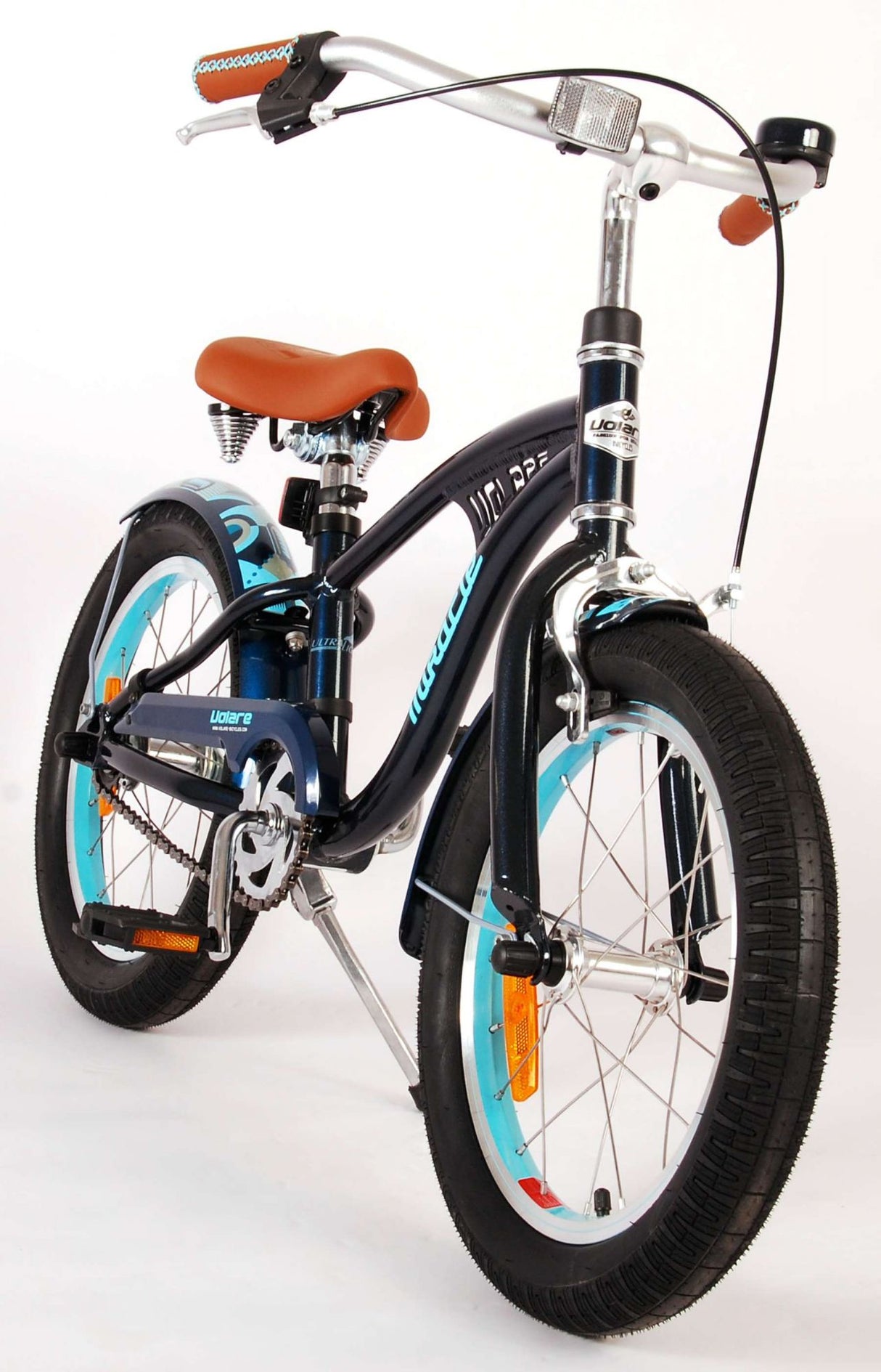 Volare Miracle Cruiser Kinderfahrrad - Jungen - 16 Zoll - Matte Blau - Prime Collection