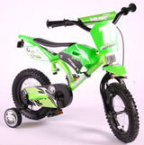 Volare Motobike Kinderfahrrad - Jungen - 12 Zoll - Grün - 95% zusammengebaut