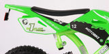 Volare Motobike Kinderfahrrad - Jungen - 12 Zoll - Grün - 95% zusammengebaut