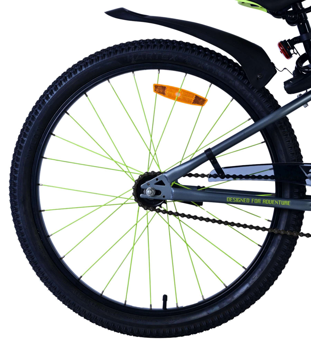 Volare Rocky Kinderfahrrad für Jungen - 24 Zoll in Grün für Abenteuerlustige