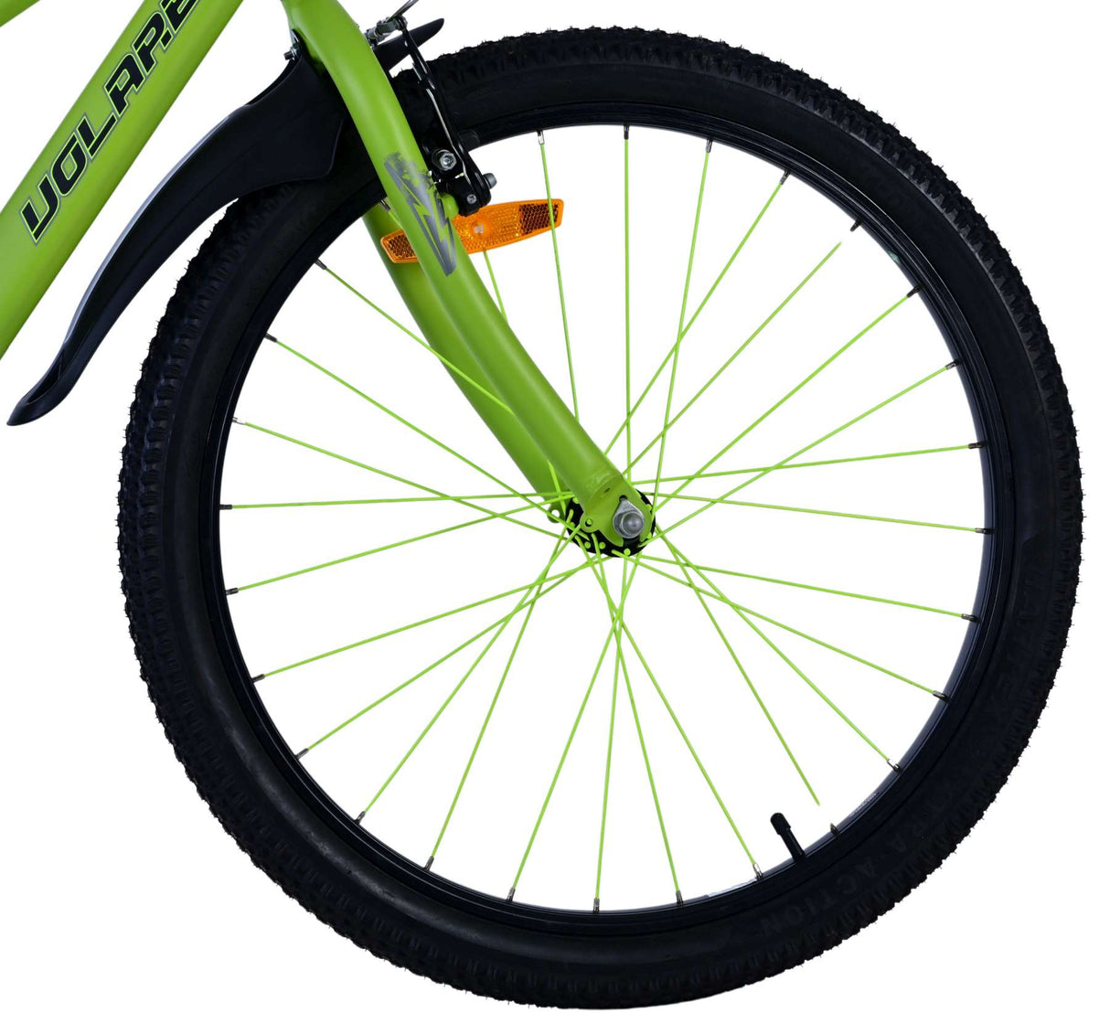 Volare Rocky Kinderfahrrad für Jungen - 24 Zoll in Grün für Abenteuerlustige