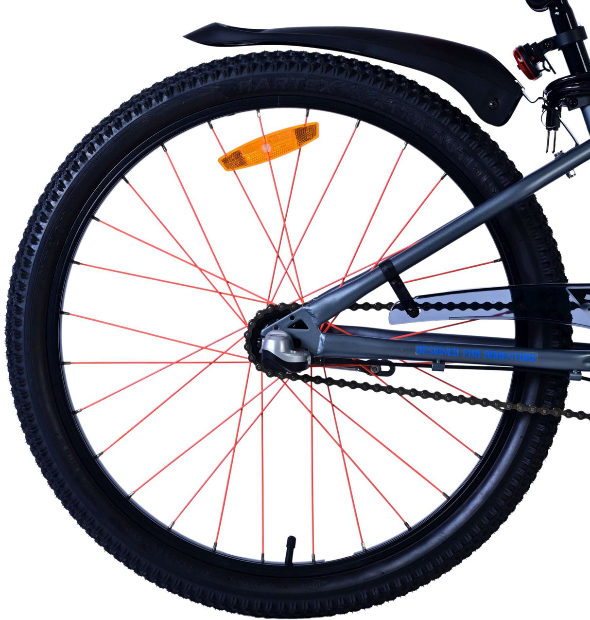 Volare Rocky Kinderfahrrad - 24 Zoll - Blau mit Shimano Nexus 3 Gängen für Jungen