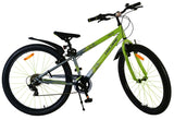 Volare Rocky Kinderfahrrad - 26 Zoll - Grün - 7-Gang - Zweihandbremsen für Kinder von 9 bis 12 Jahren