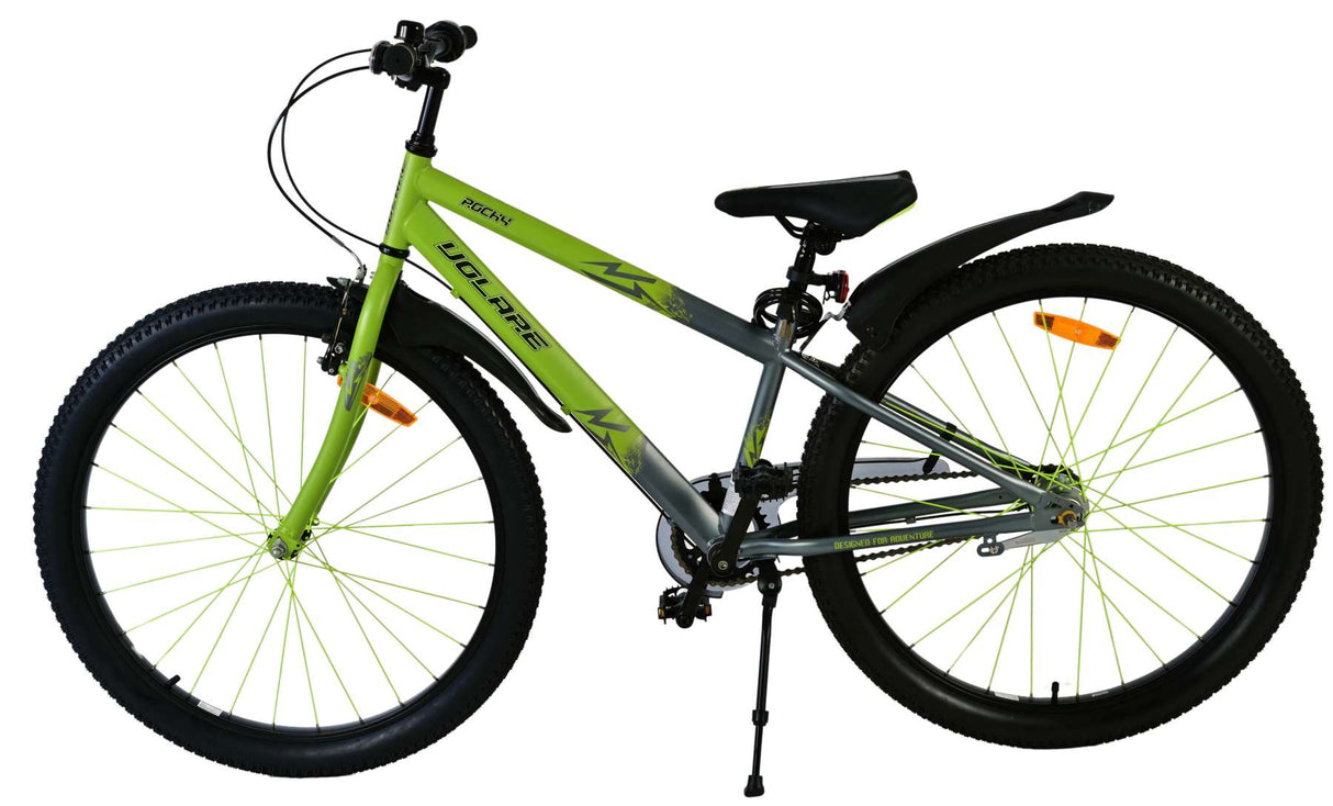 Volare Rocky Kinderfahrrad - 26 Zoll - Grün - Mit Shimano Nexus 3 Gängen