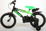Volare Sportivo Kinderfahrrad - Jungen - 16 Zoll - Neongrün Schwarz - Zwei Handbremsen - 95% zusammengebaut