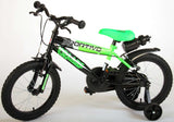 Volare Sportivo Kinderfahrrad - Jungen - 16 Zoll - Neongrün Schwarz - Zwei Handbremsen - 95% zusammengebaut