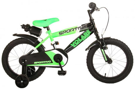 Volare Sportivo 16 Zoll Kinderfahrrad mit Handbremse und RÃ¼cktrittbremse